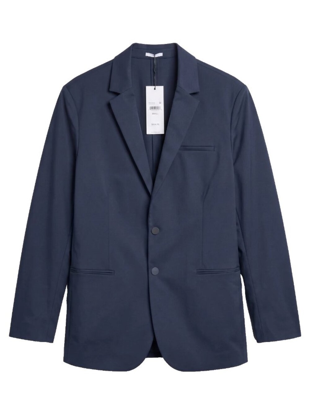 Calvin Klein Slim Fit Stretch Blazer Navy Blue Size S NWT